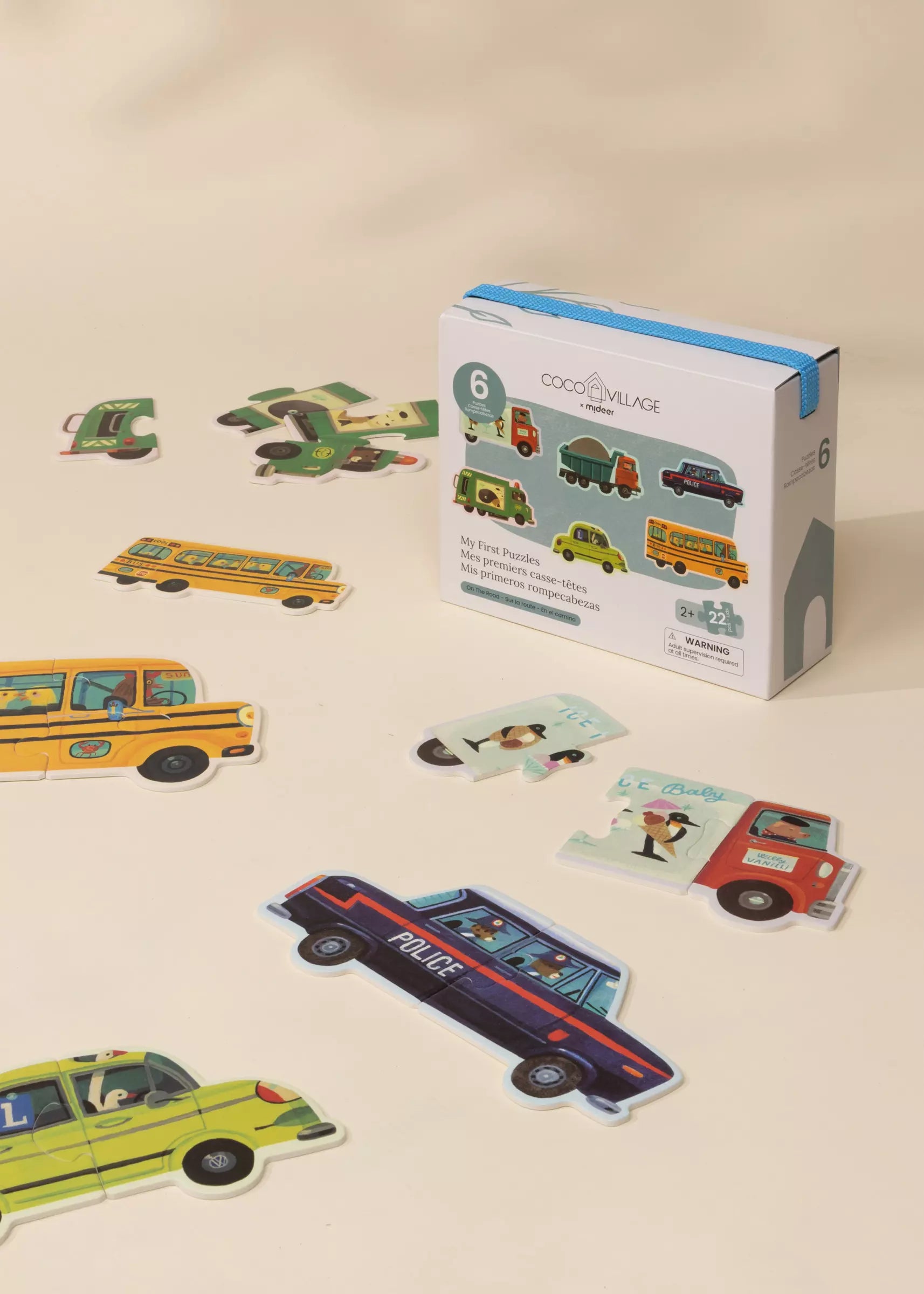 My first Puzzles - On the Road (6 puzzles)