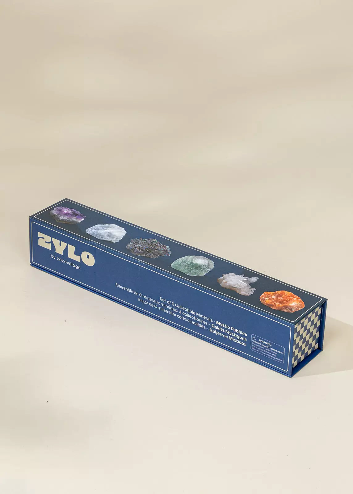 Set of 6 collectible Minerals - Mystic Pebbles