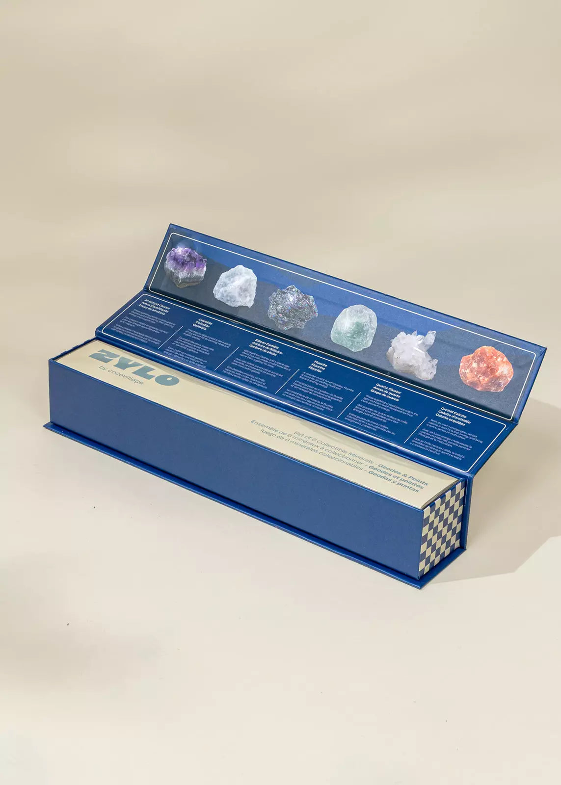 Set of 6 collectible Minerals - Mystic Pebbles