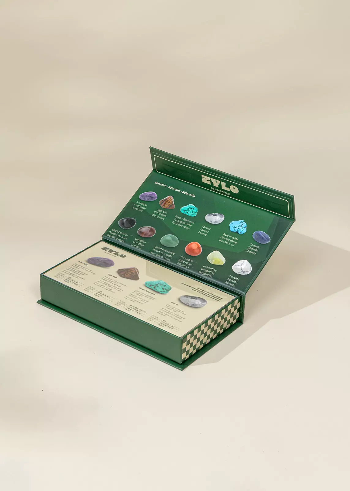 Image of Ensemble de 12 pierres précieuses à collectionner 