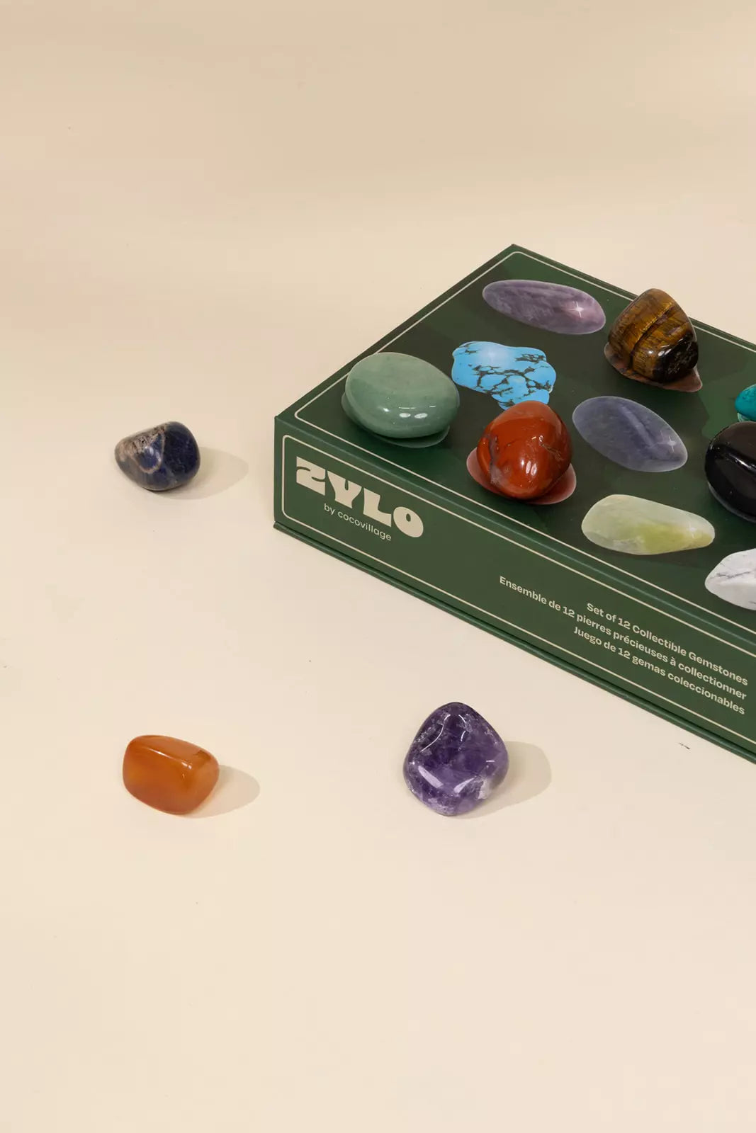 Ensemble de 12 pierres précieuses à collectionner 