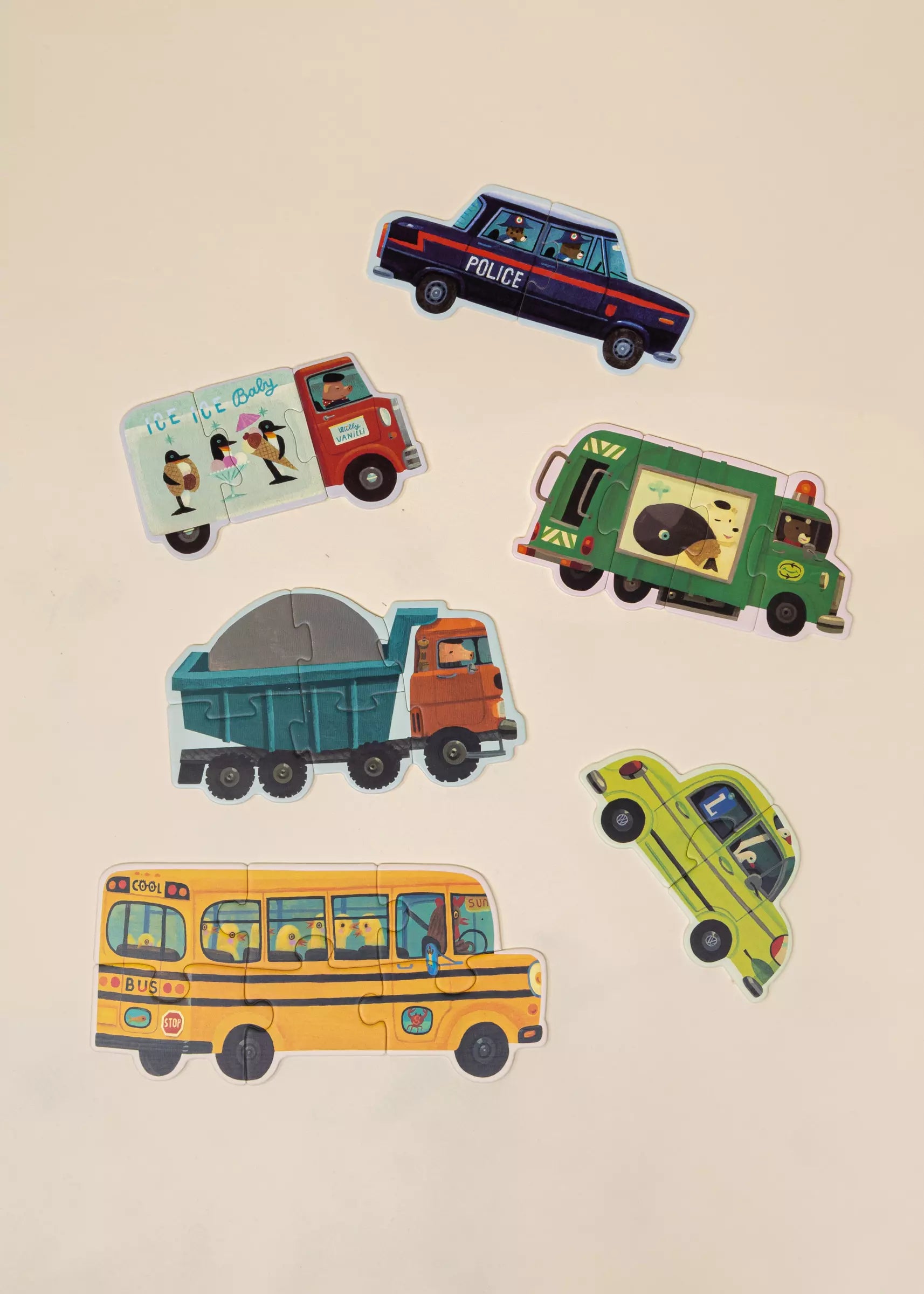 My first Puzzles - On the Road (6 puzzles)