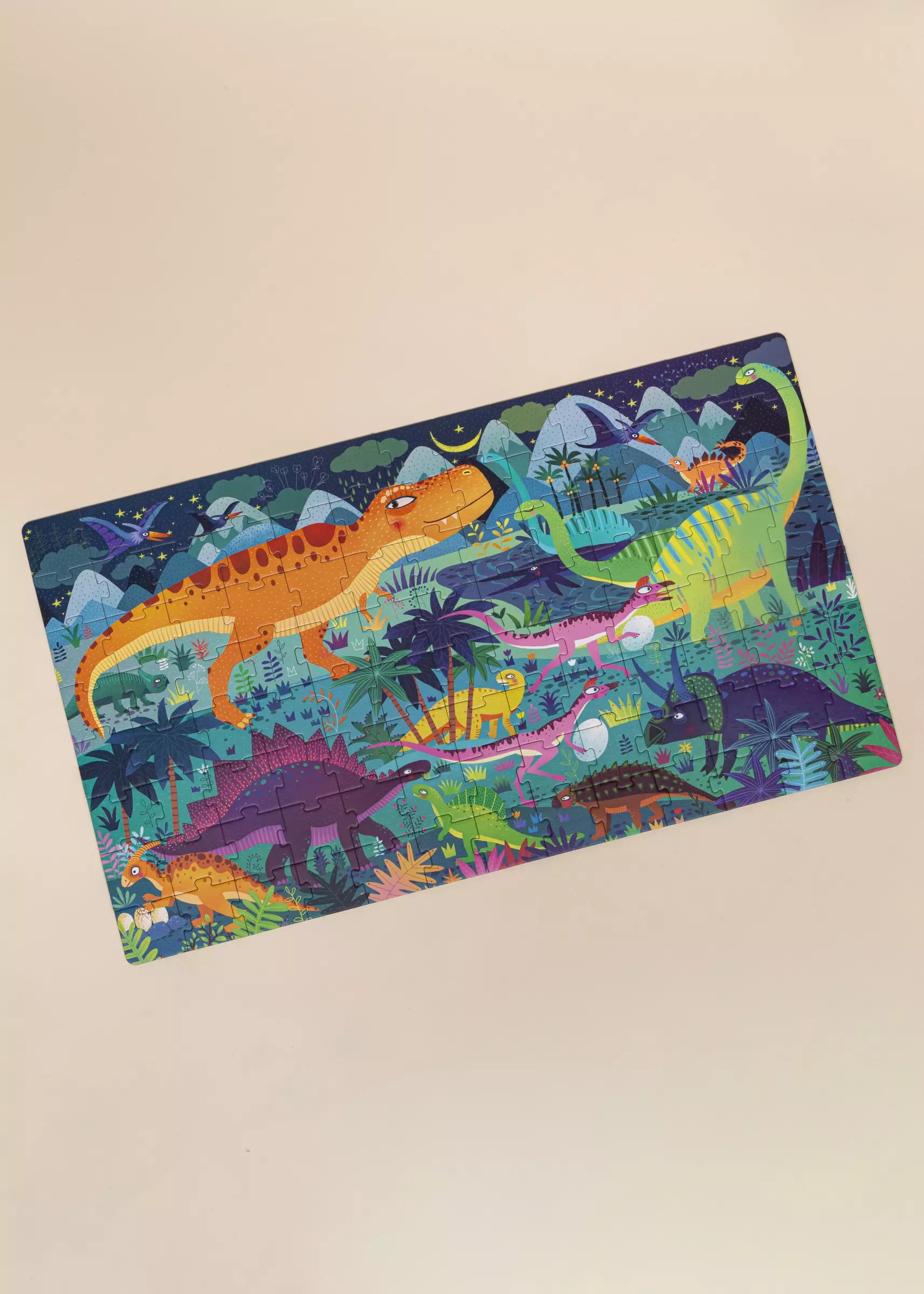 Casse-tête à emporter - Âge des dinosaures - 104 pièces