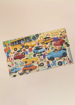 Carry-On Puzzle - Busy Garage - 104pcs