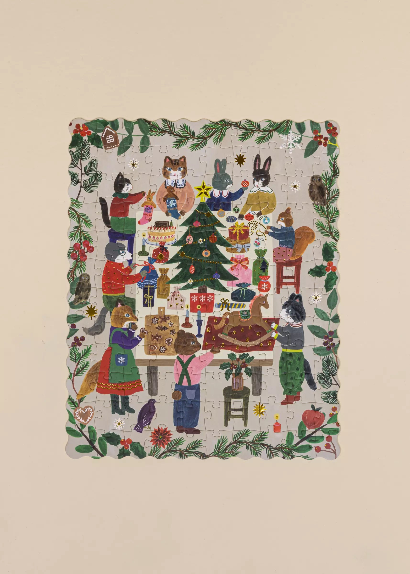 Casse-tête des Fêtes - Échange de cadeaux - 120 pièces 