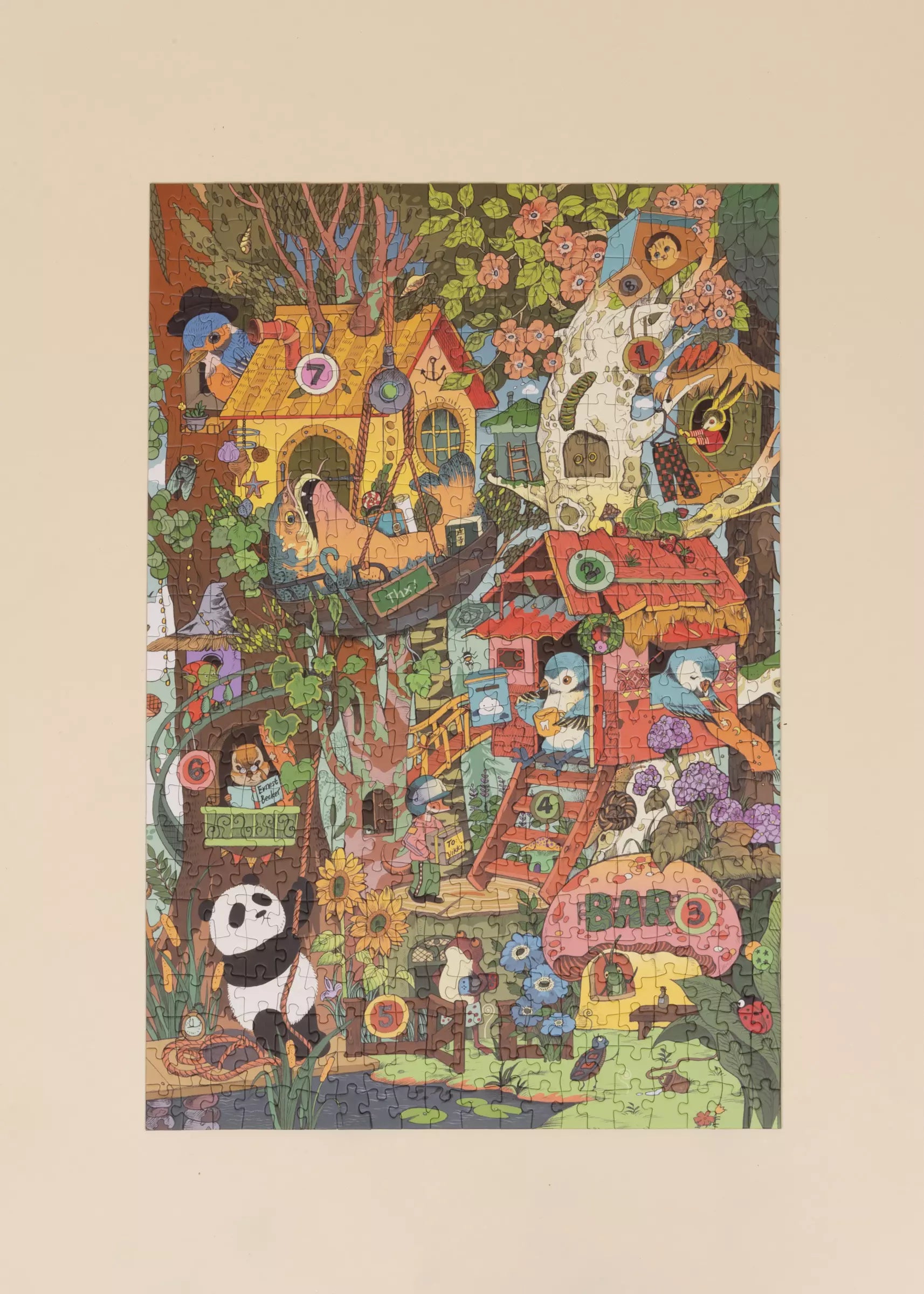 Casse-tête Artiste - Maison dans l'arbre - 500 pièces 