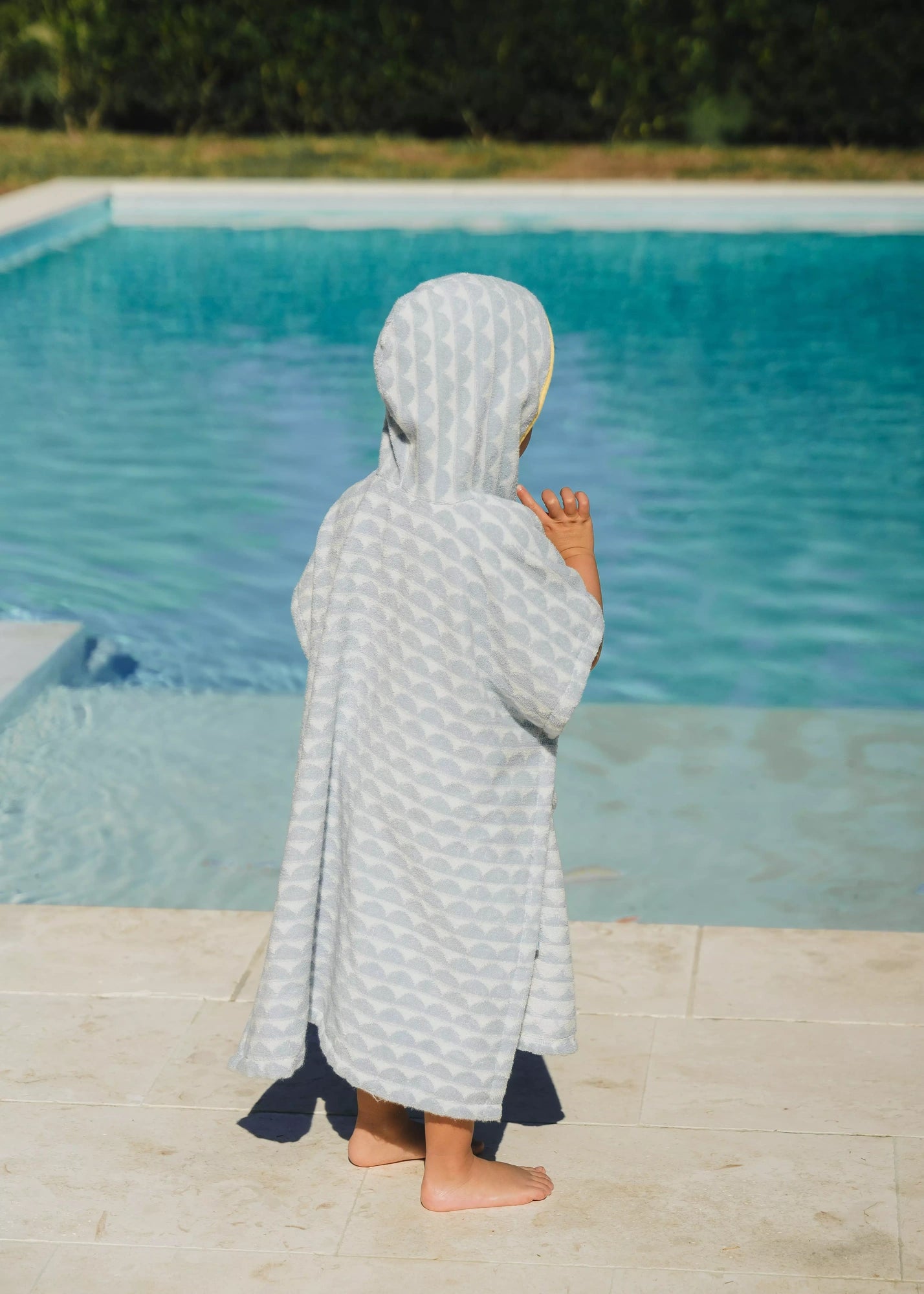 100% Cotton Kids Beach & Pool Poncho – Ocean