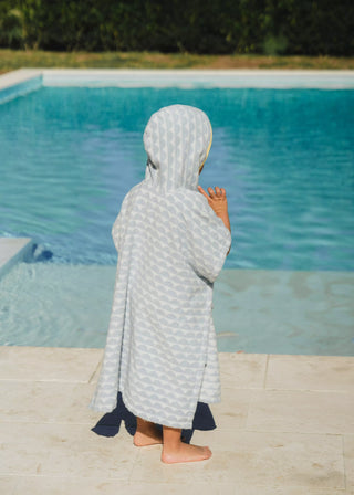 Poncho de plage & piscine pour enfant 100% coton – Océan