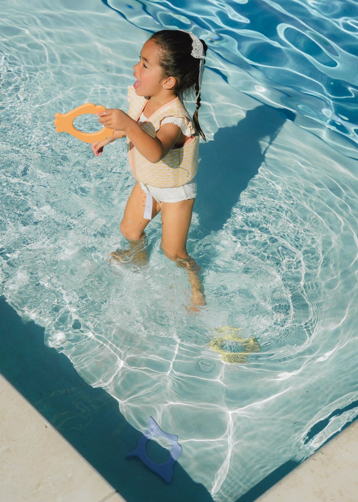 Set of 6 Silicone Diving Rings Pool Toys