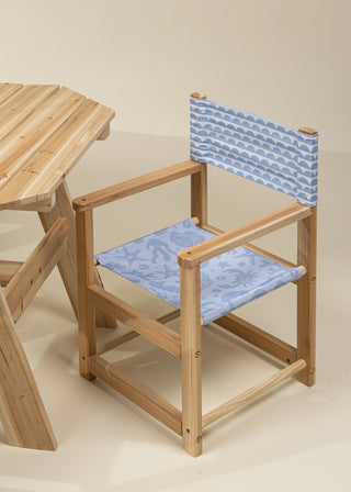 Kids’ Patio Set 4 Chairs and Parasol–Under the Sea