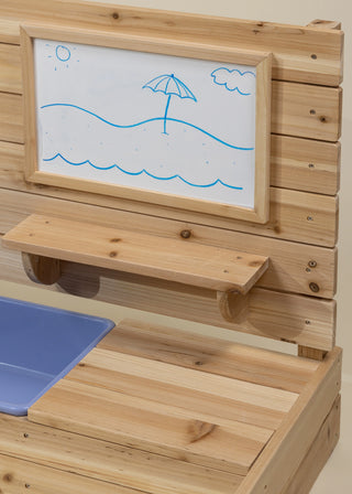Bac à Sable en Bois avec Couvercle 