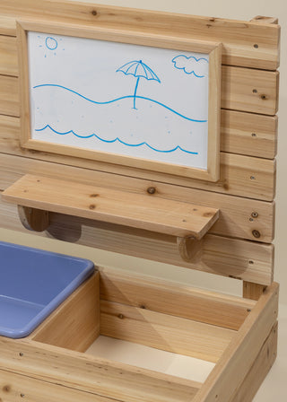 Bac à Sable en Bois avec Couvercle 