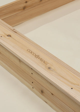 Bac à Sable en Bois avec Couvercle 