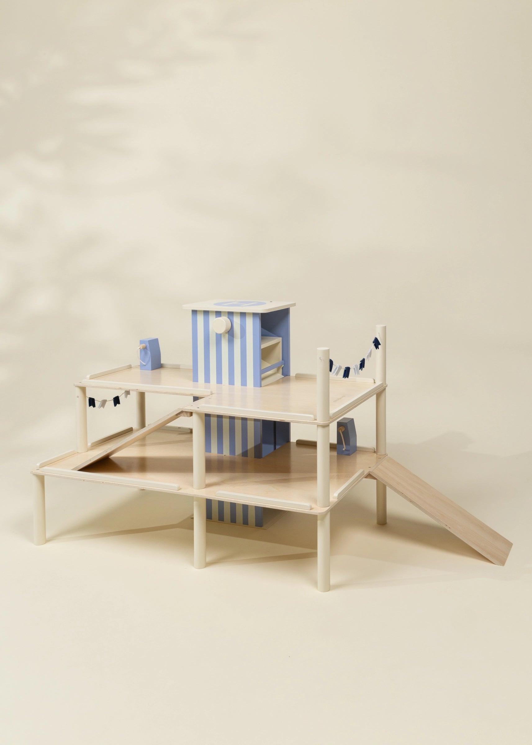 Oversized Wooden Parking Garage Playset