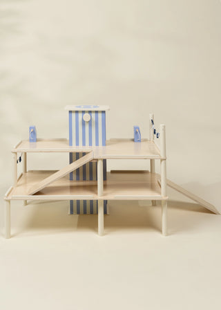 Oversized Wooden Parking Garage Playset