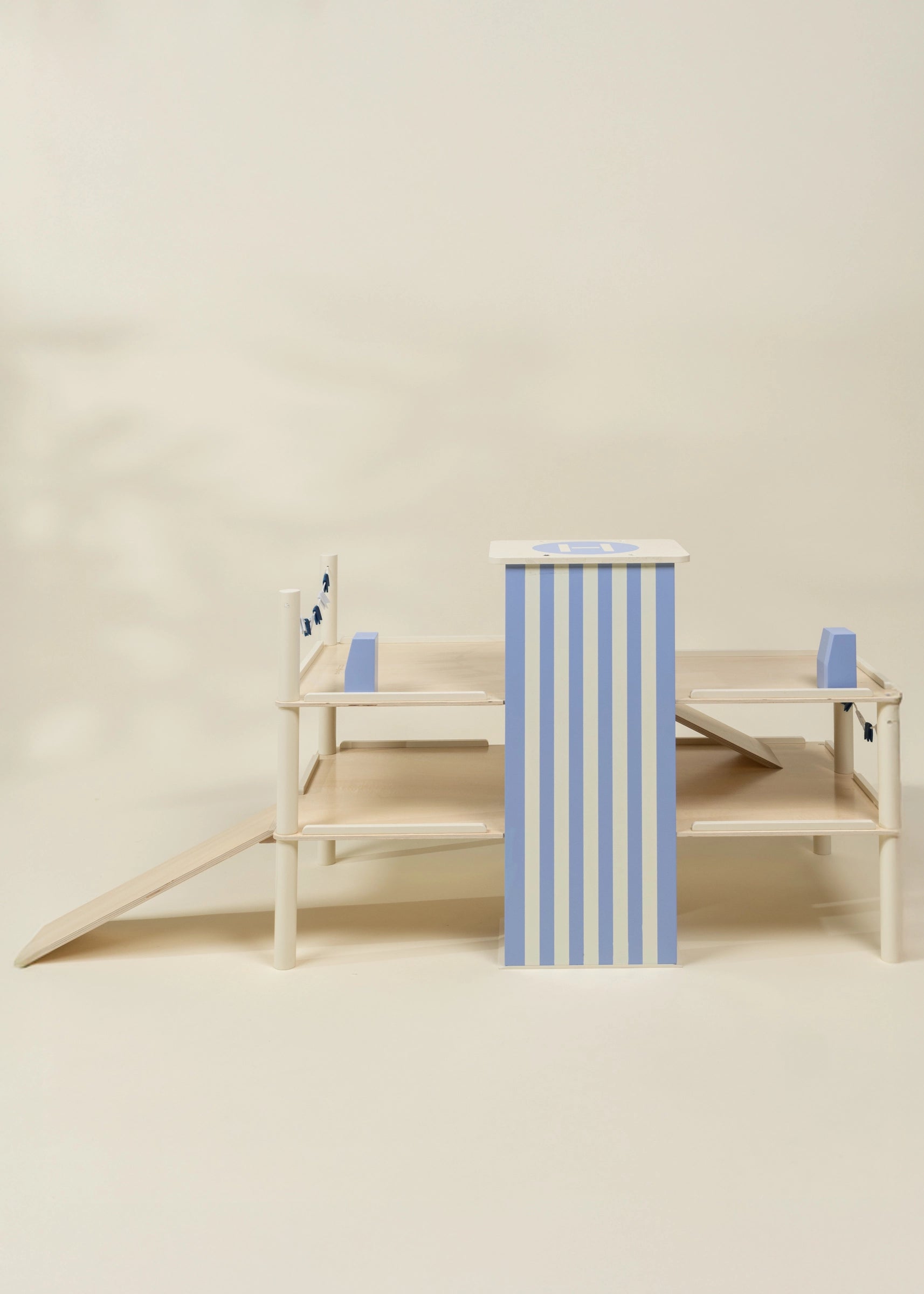 Oversized Wooden Parking Garage Playset