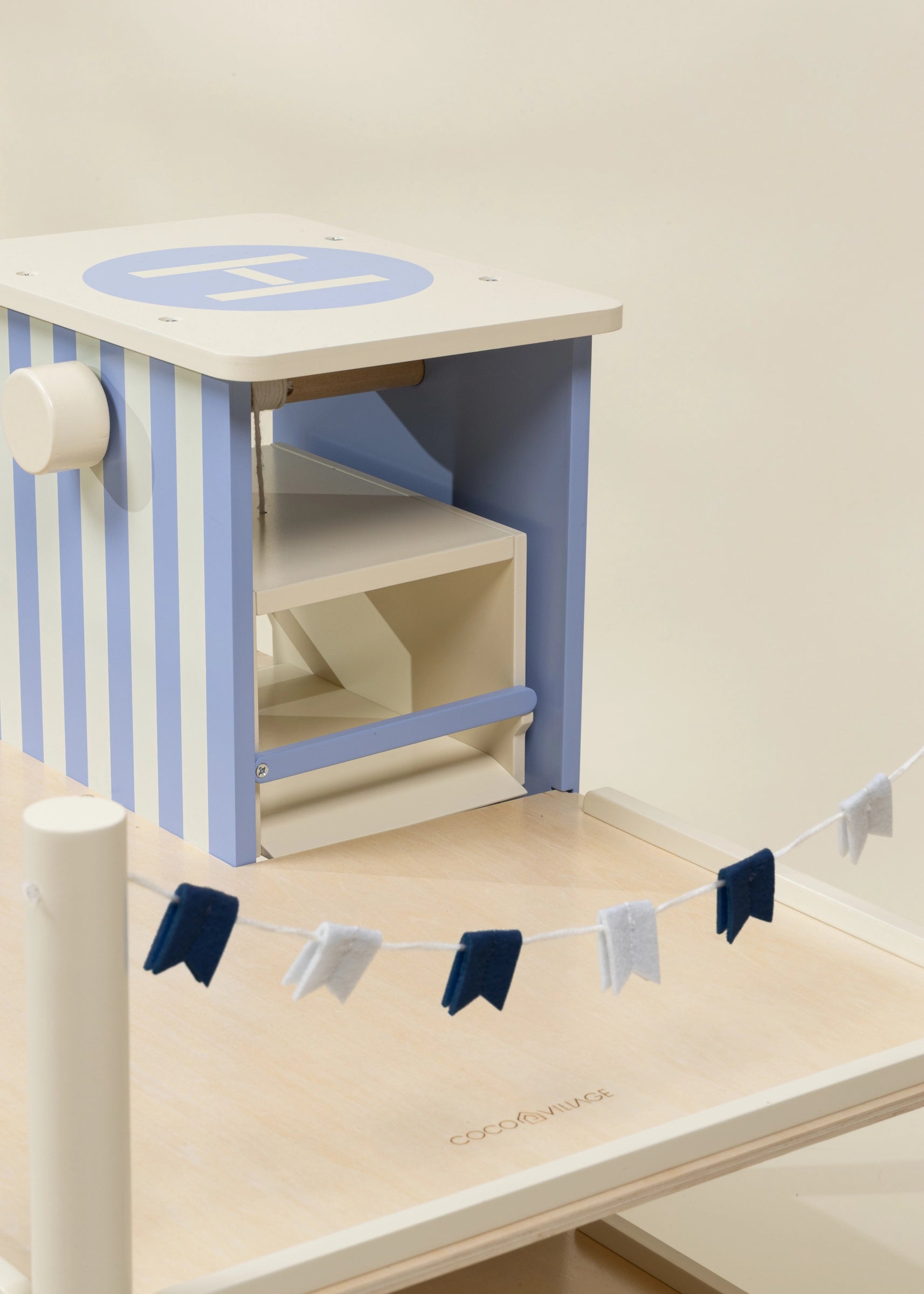 Oversized Wooden Parking Garage Playset