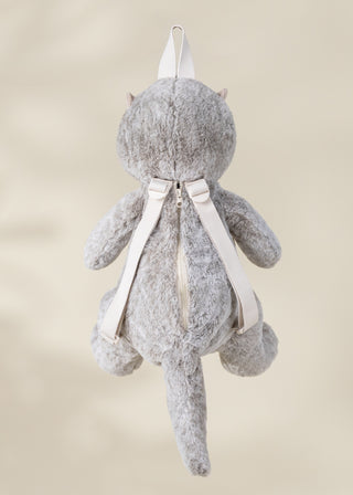 Sac à dos en peluche loutre