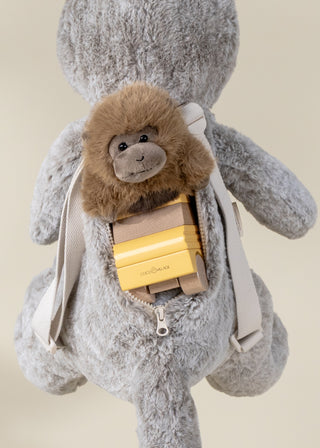 Sac à dos en peluche loutre