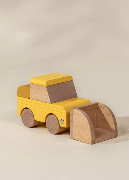 Wooden Construction Vehicle - Bulldozer – Coco Village
