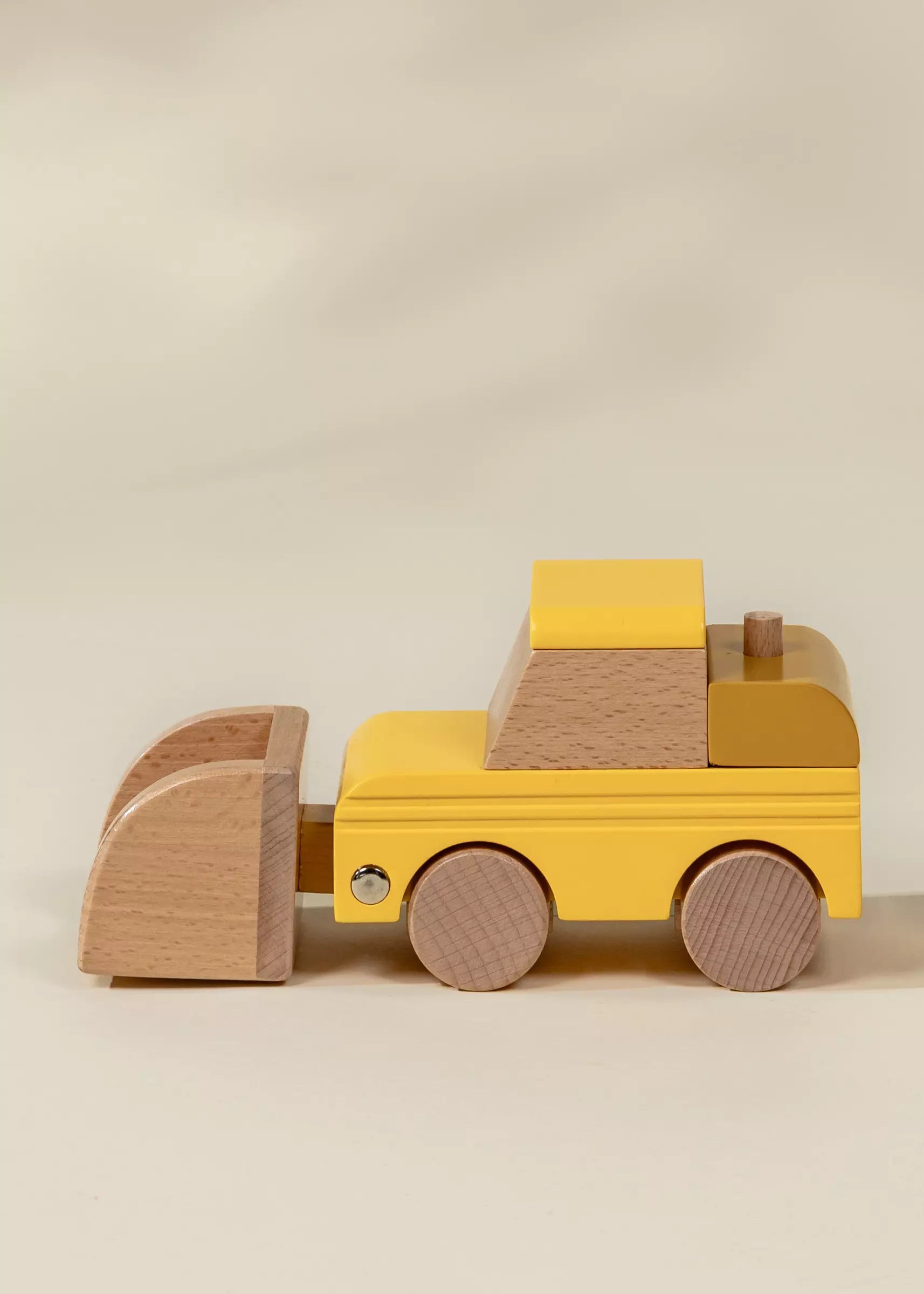 Image of Wooden Construction Vehicle - Bulldozer