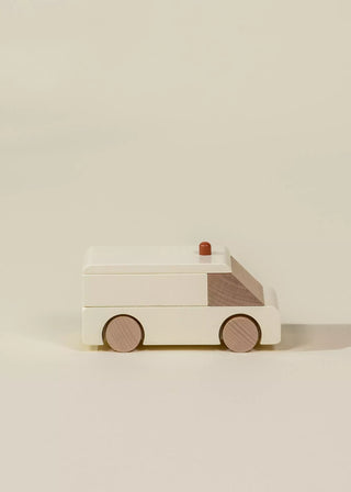 Véhicule en bois – Ambulance 