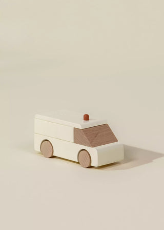 Wooden Parking Garage Playset & 10 Wooden Vehicles Bundle
