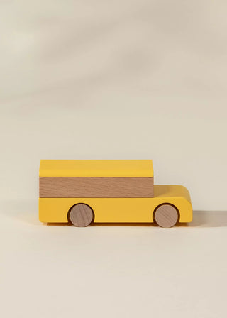 Véhicule en bois – Autobus scolaire 