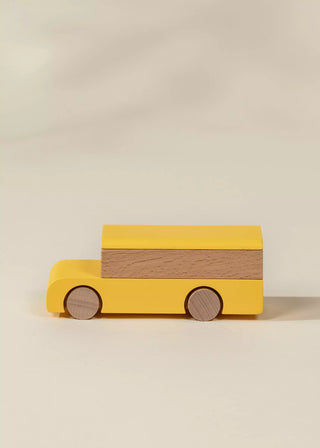 Véhicule en bois – Autobus scolaire 