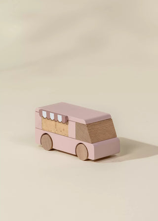 Wooden Parking Garage Playset & 10 Wooden Vehicles Bundle