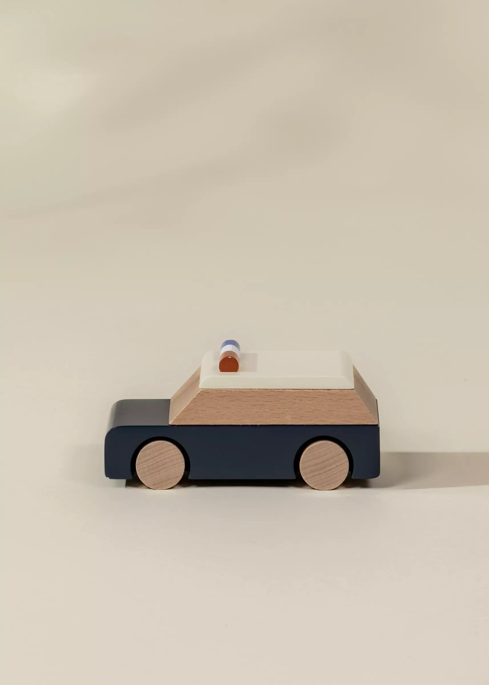 Image of Wooden Vehicle - Police Car