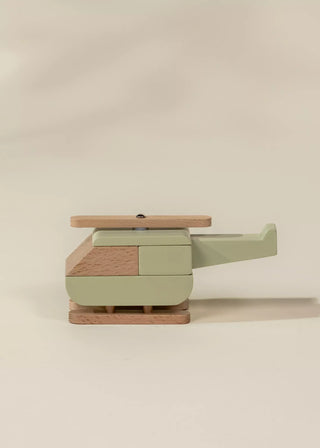 Wooden Vehicle - Helicopter