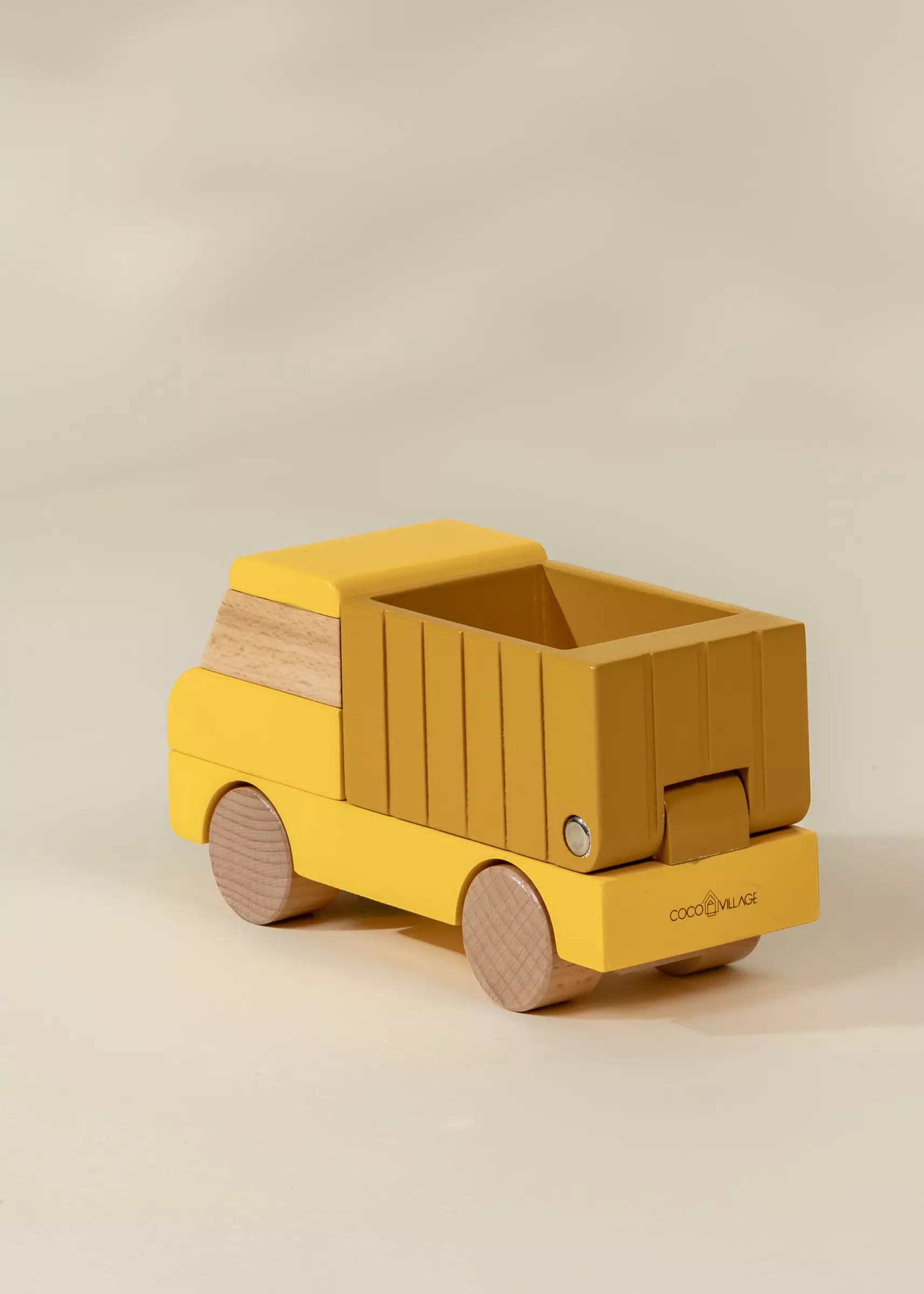 Image of Wooden Construction Vehicle - Dump Truck