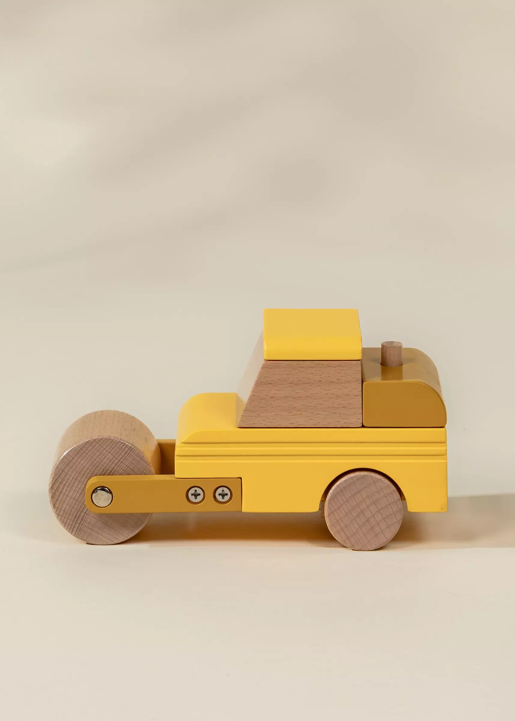 Image of Wooden Construction Vehicle - Compactor