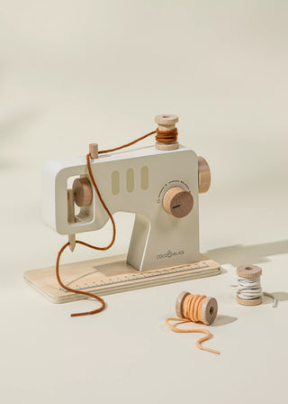 Ensemble de jeu de machine à coudre en bois