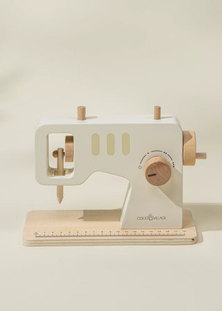 Ensemble de jeu de machine à coudre en bois