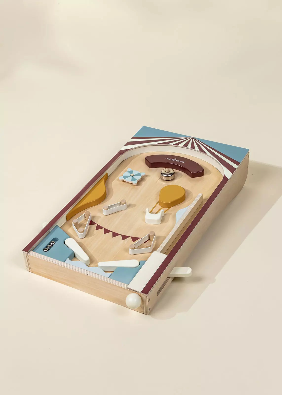 Machine à pinball de jeu en bois 