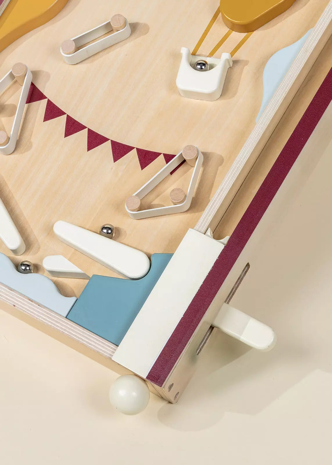 Image of Machine à pinball de jeu en bois 