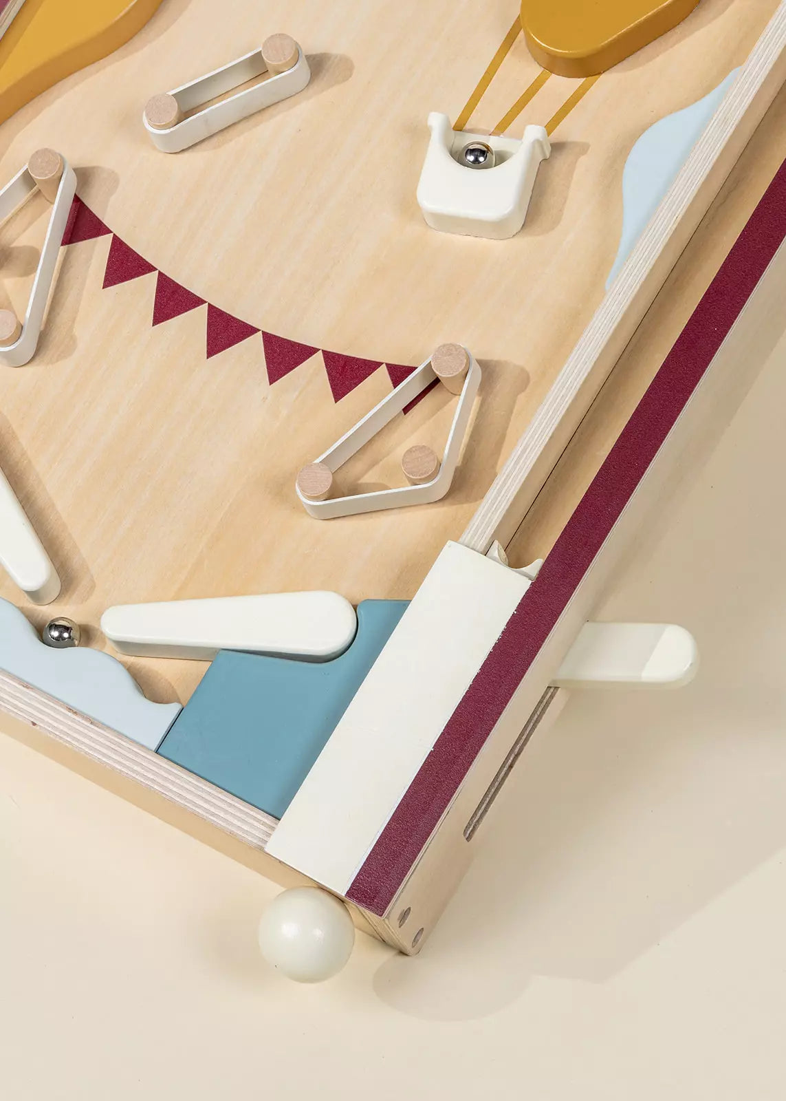 Machine à pinball de jeu en bois 