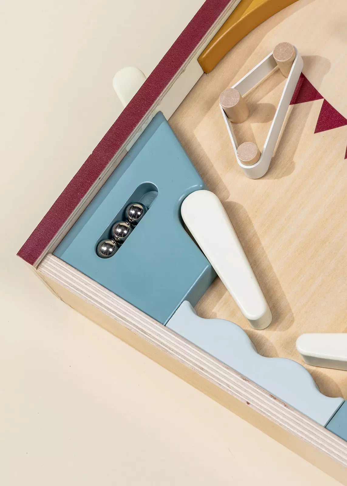 Machine à pinball de jeu en bois 