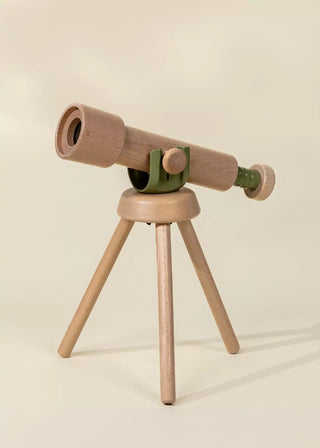 Wooden Tripod Telescope – 15x Zoom
