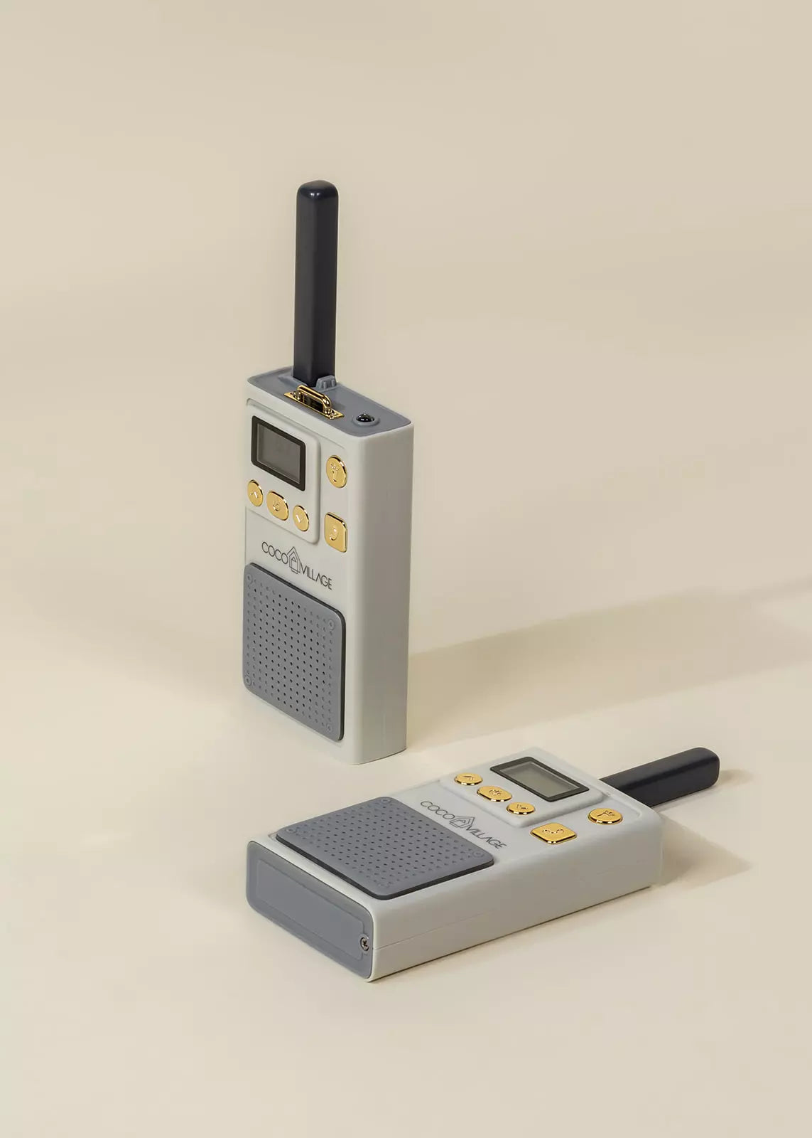 Set of 2 Walkie Talkies -  Beige
