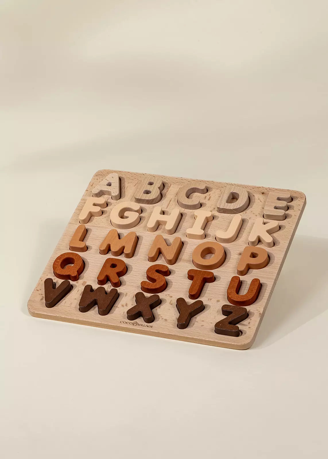 Ensemble de lettres en bois 