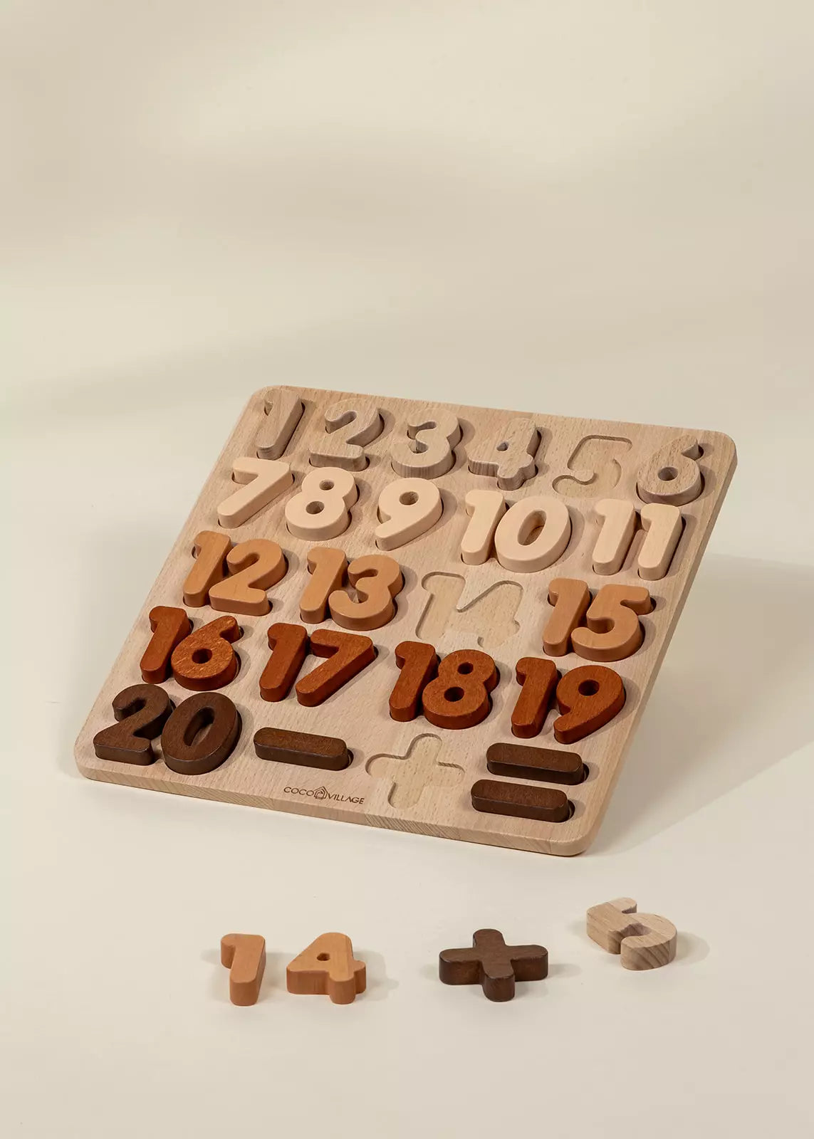 Wooden Numbers Set