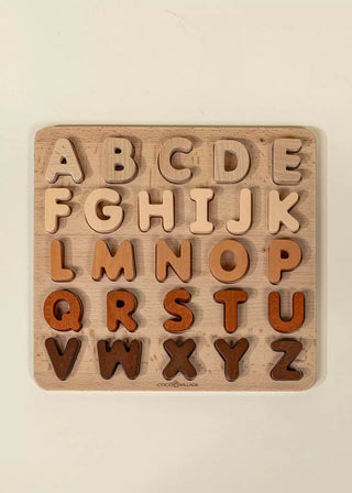 Ensemble de lettres en bois 