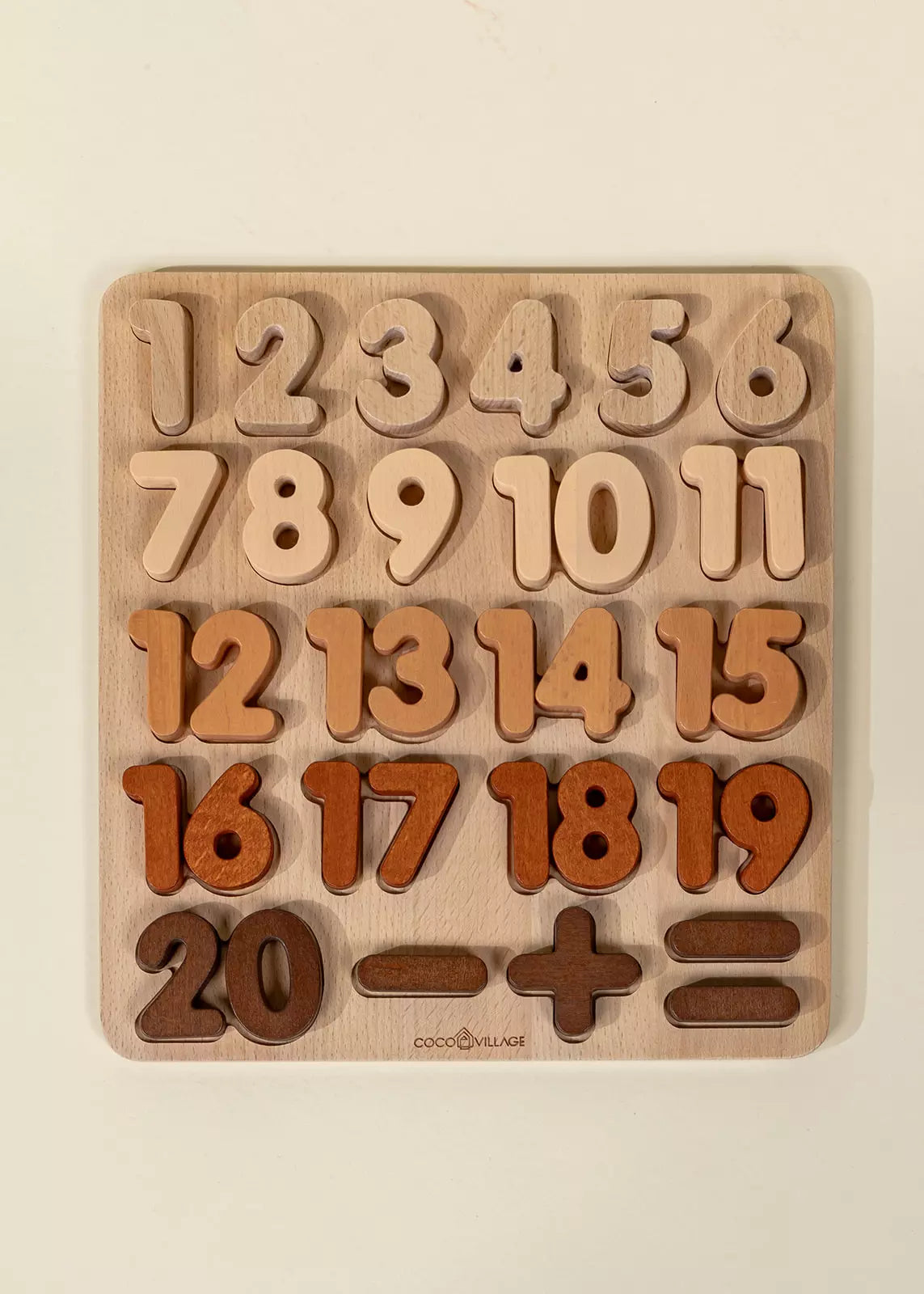 Wooden Numbers Set