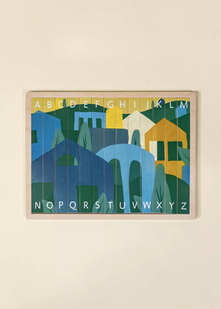Alphabet Wooden Tab Puzzle - 13 pcs