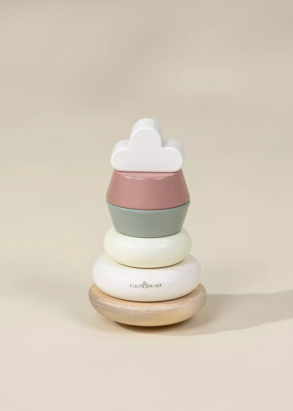 Wooden Baby Toy Gifting Set Stacking Rings & Bead Maze