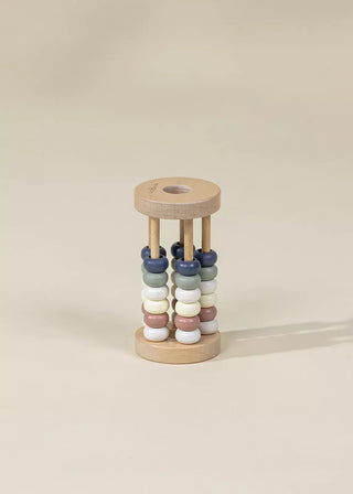Coffret cadeau de jouets en bois pour bébé : boulier et voiture 