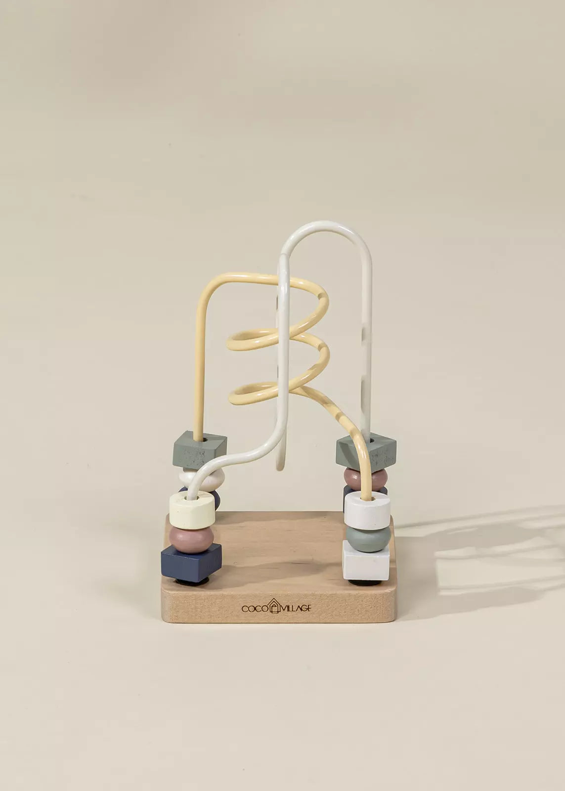 Wooden Baby Toy Gifting Set Stacking Rings & Bead Maze